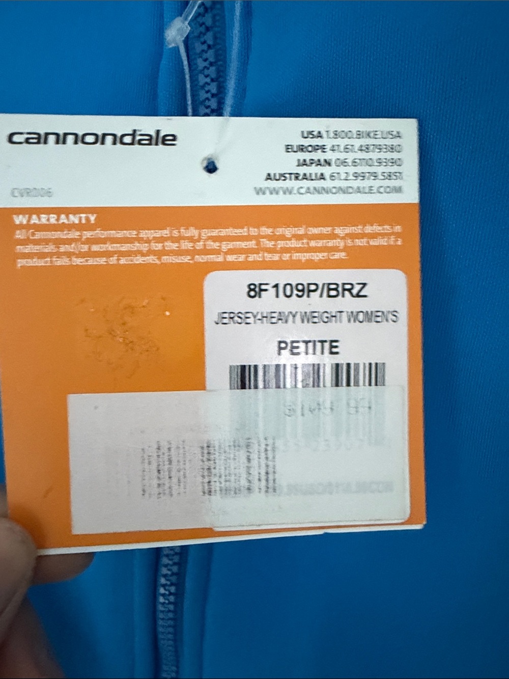 Cannondale Women’s Blue and White Utility Jacket - Picture 9 of 9